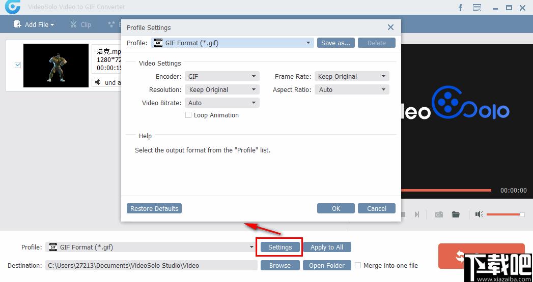 VideoSolo video to GIF Converter下载,视频转换,格式转换
